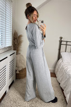 Load image into Gallery viewer, Long Sleeve Round Neck Jumpsuit