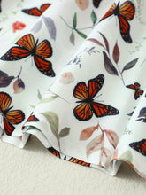 Load image into Gallery viewer, Butterfly Print Bow Detail Dress