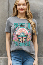 Load image into Gallery viewer, Simply Love Full Size TRUST IN THE UNIVERSE Graphic Cotton Tee
