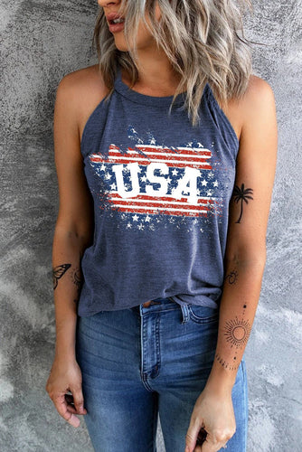 US Flag Graphic Tank