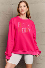 Load image into Gallery viewer, Simply Love Full Size Graphic Round Neck Sweatshirt