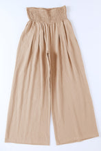 Load image into Gallery viewer, Smocked High Waist Wide Leg Pants