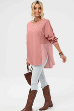 Load image into Gallery viewer, Curved Hem Dolman Sleeve Top