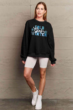 Load image into Gallery viewer, Simply Love Full Size COLD WINTER Graphic Long Sleeve Sweatshirt