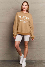 Load image into Gallery viewer, Simply Love Full Size WINTER WONDERLAND ALUMNI Graphic Long Sleeve Sweatshirt