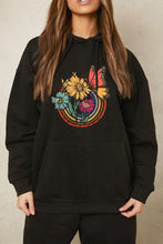 Load image into Gallery viewer, Simply Love Simply Love Full Size Butterfly and Flower Graphic Hoodie