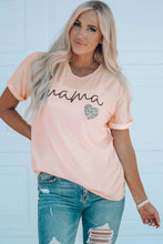 Load image into Gallery viewer, MAMA Heart Graphic Tee Shirt