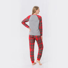 Load image into Gallery viewer, Women MERRY CHRISTMAS Graphic Top and Plaid Pants Set