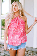 Load image into Gallery viewer, Floral Grecian Neck Tank