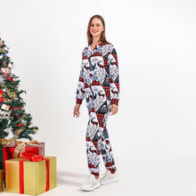 Load image into Gallery viewer, Women Printed Hooded Jumpsuit