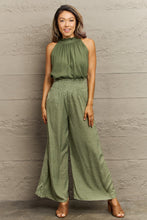 Load image into Gallery viewer, Smocked Waist Wide Leg Printed Long Pants