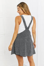 Load image into Gallery viewer, White Birch To The Park Full Size Overall Dress in Black