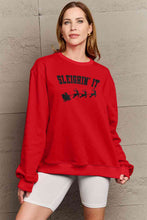 Load image into Gallery viewer, Simply Love Full Size SLEIGHIN&#39; IT Graphic Sweatshirt