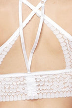Load image into Gallery viewer, White Criss Cross Back Bralette