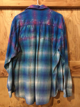 Load image into Gallery viewer, Royal &amp; Purple hand dipped vintage flannel XL