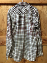 Load image into Gallery viewer, Brown/Taupe hand dipped vintage flannel XL